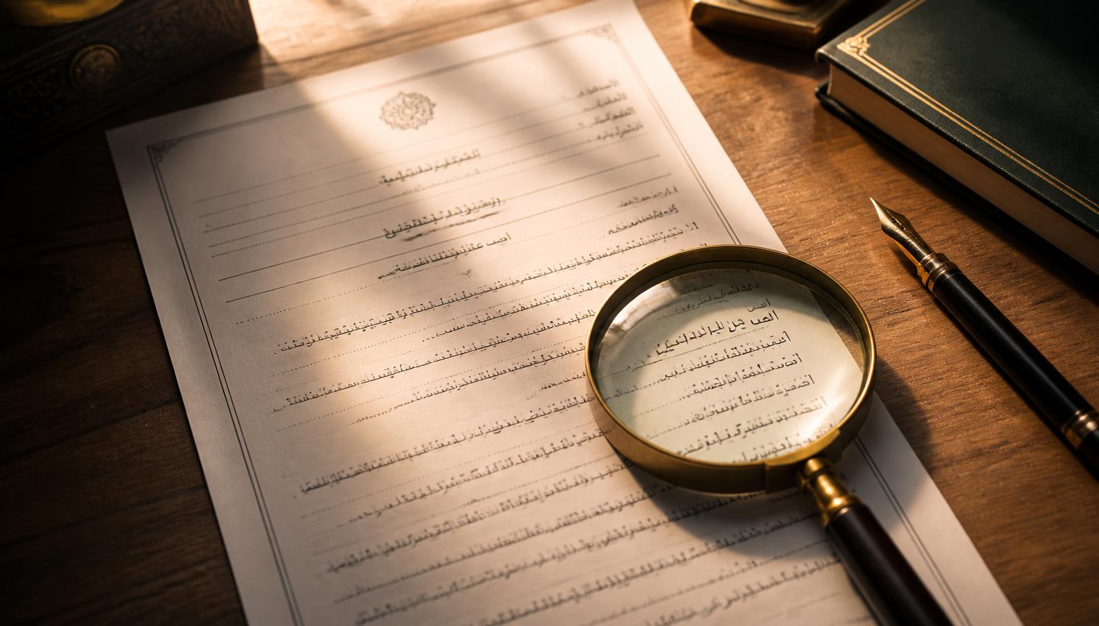 ورقة مفردة عليها علامة استفهام